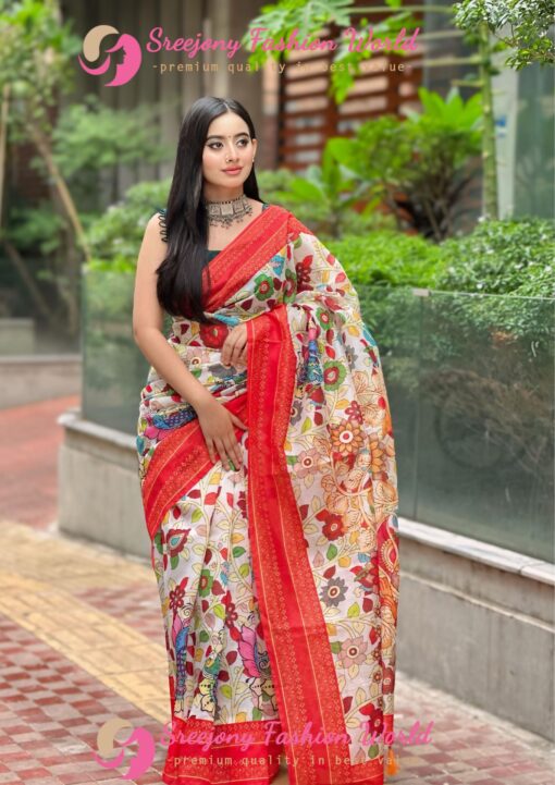 Soft silk saree - Image 2