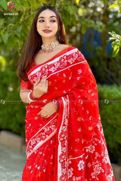 Premium soft silk saree - Image 2