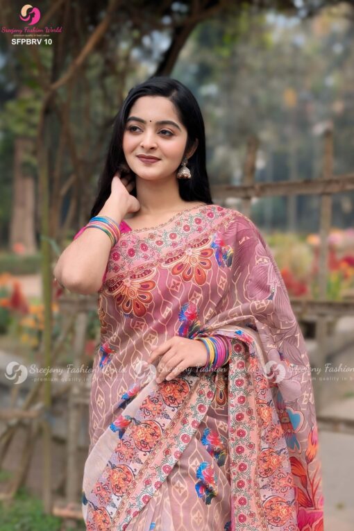 Premium soft silk saree - Image 2