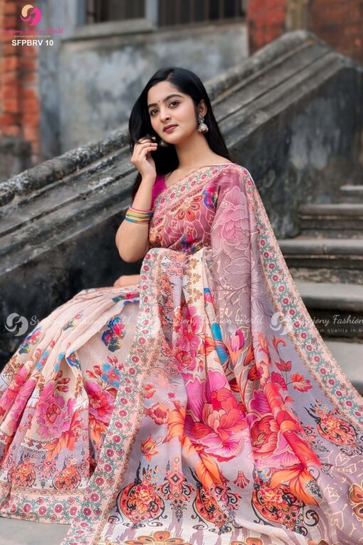 Premium soft silk saree - Image 3