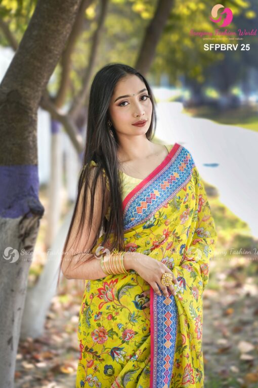 Premium soft silk saree - Image 2