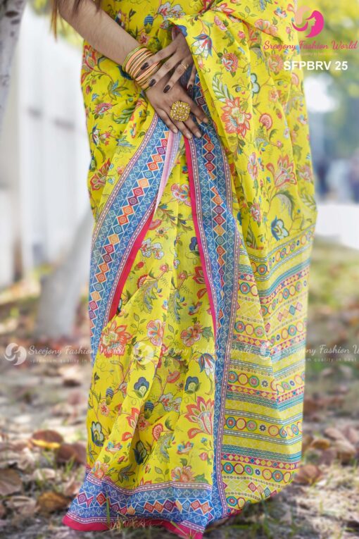 Premium soft silk saree - Image 3