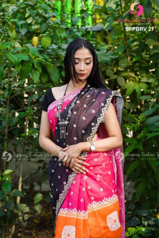 Premium soft silk saree - Image 2
