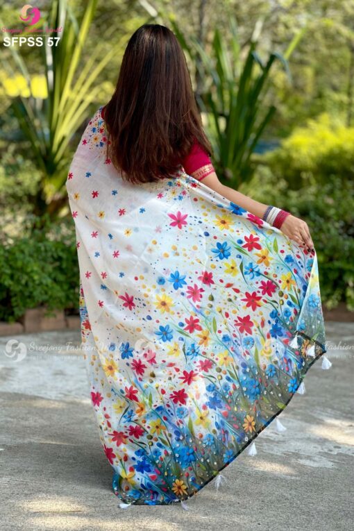 Premium soft silk saree - Image 2