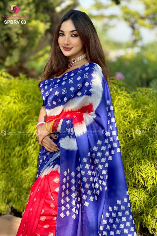 Premium soft silk saree - Image 2