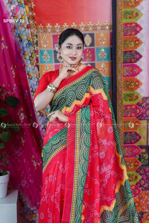 Premium soft silk saree - Image 2