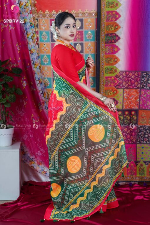 Premium soft silk saree - Image 3