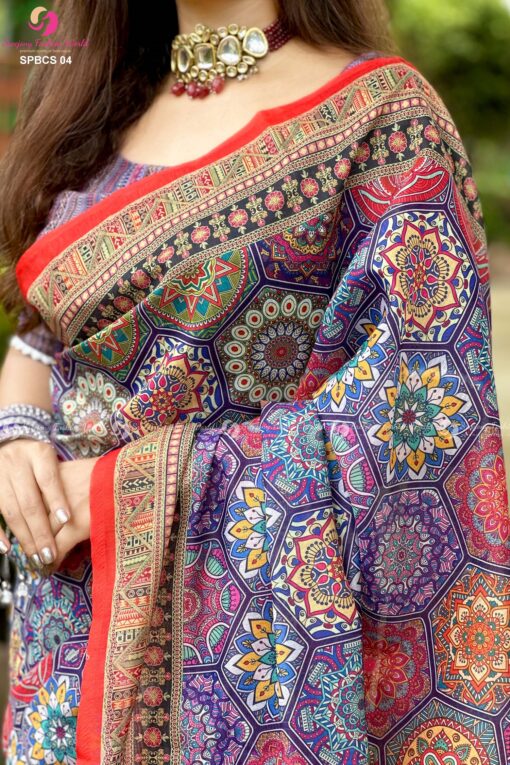Premium soft silk saree - Image 3