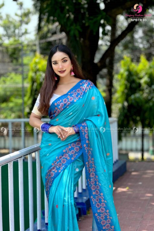 Topetor Soft Silk Saree - Image 2